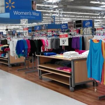 Walmart female clothes sales