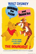 Winnie the Pooh and Tigger Too solo 1974 poster