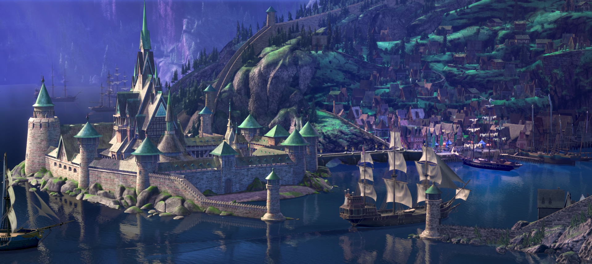 Castillo de Arendelle de Frozen II