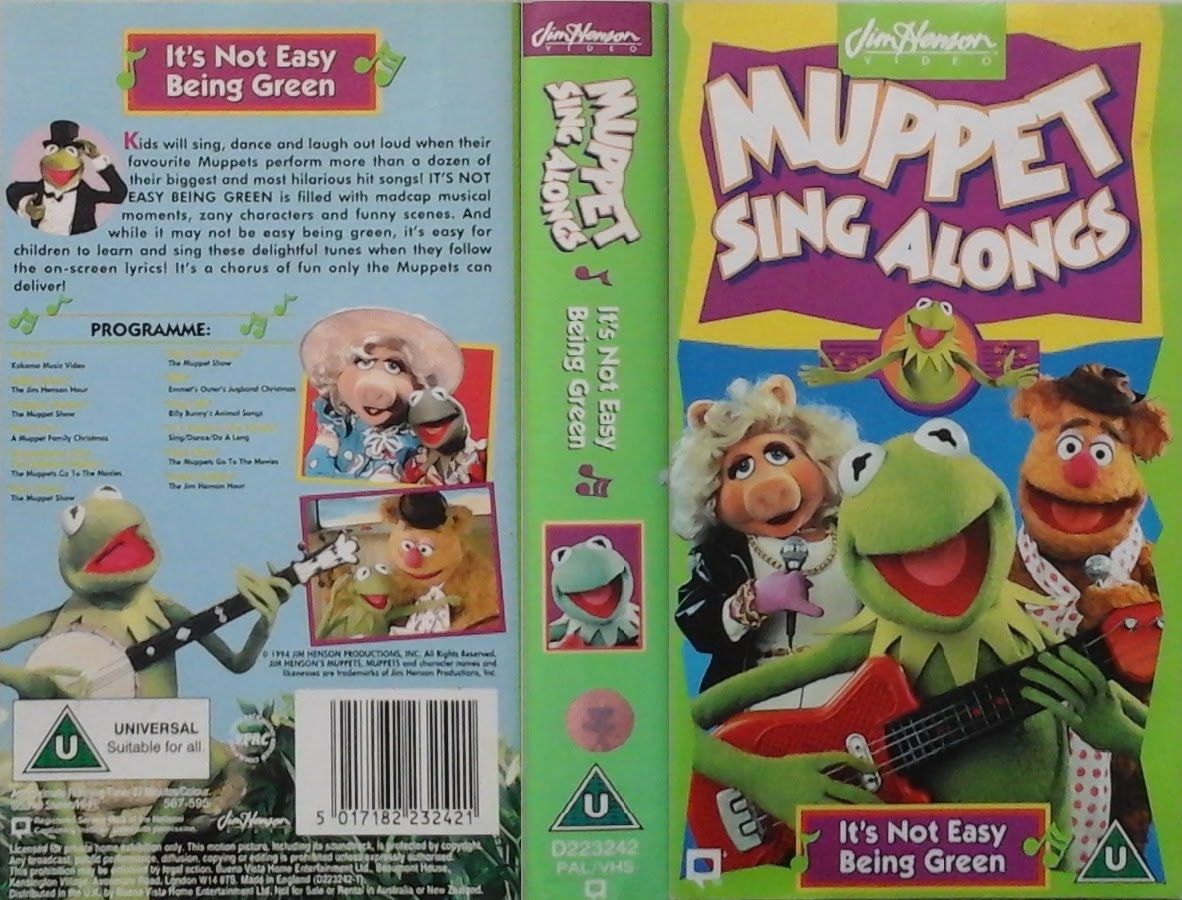 Muppet SingAlongs It's Not Easy Being Green (1994) Walt Disney