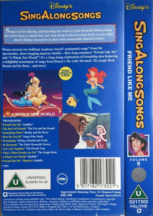 Aladdin's Arabian Adventures - Genie in a Jar, Walt Disney Videos (UK)  Wiki