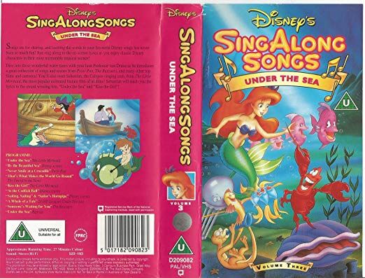 Disney S Sing Along Songs Volume 3 Under The Sea Walt Disney Videos Uk Wiki Fandom