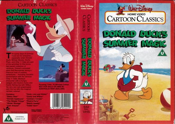 Donald Duck's Summer Magic | Walt Disney Videos (UK) Wiki | Fandom