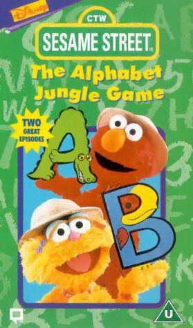 sesame street the alphabet game vhs