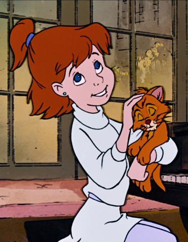 Jenny Foxworth From “Oliver & Company” is so cute when she hugs