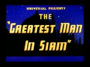 The Greatest Man in Siam (1944)