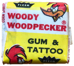 Fleer Woody Woodpecker Tattoo Gum Walter Lantz Wiki Fandom