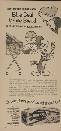 Blue Seal White Bread - Woody Woodpecker ad - 01