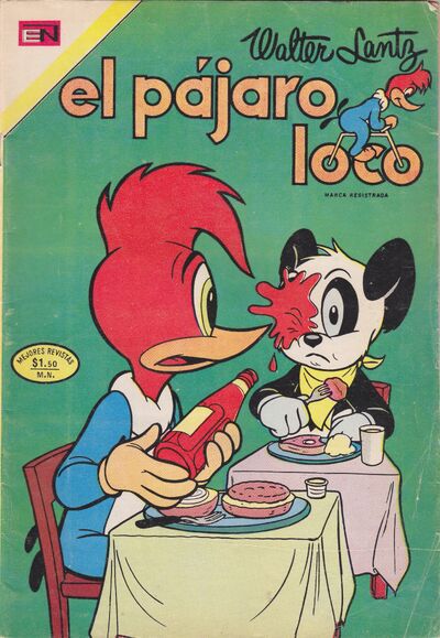 Imagorama - •EL SHOW DEL PÁJARO LOCO (1957-1958) Revoltoso y alocado pájaro  carpintero con la risa más famosa de los dibujos animados Creado por Walter  Lantz en 1940 para Universal Aventuras disparatadas