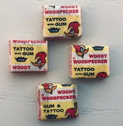 Fleer Woody Woodpecker Tattoo Gum Walter Lantz Wiki Fandom