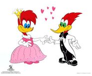 Woody Woodpecker Love Birds