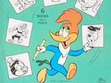 Walter Lantz - Rub-A-Pencil - 1968 Saalfield Box Set