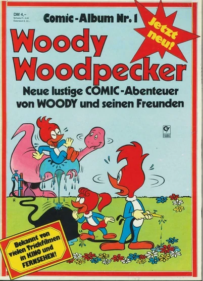 Woody Woodpecker Comic Album 1 Condor Verlag - Cover