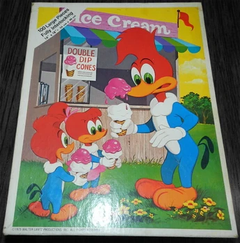 Whitman - Woody Woodpecker - Double Dip Cones - 100 Piece Puzzle - 01