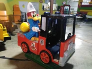 Right driver's side of fire truck