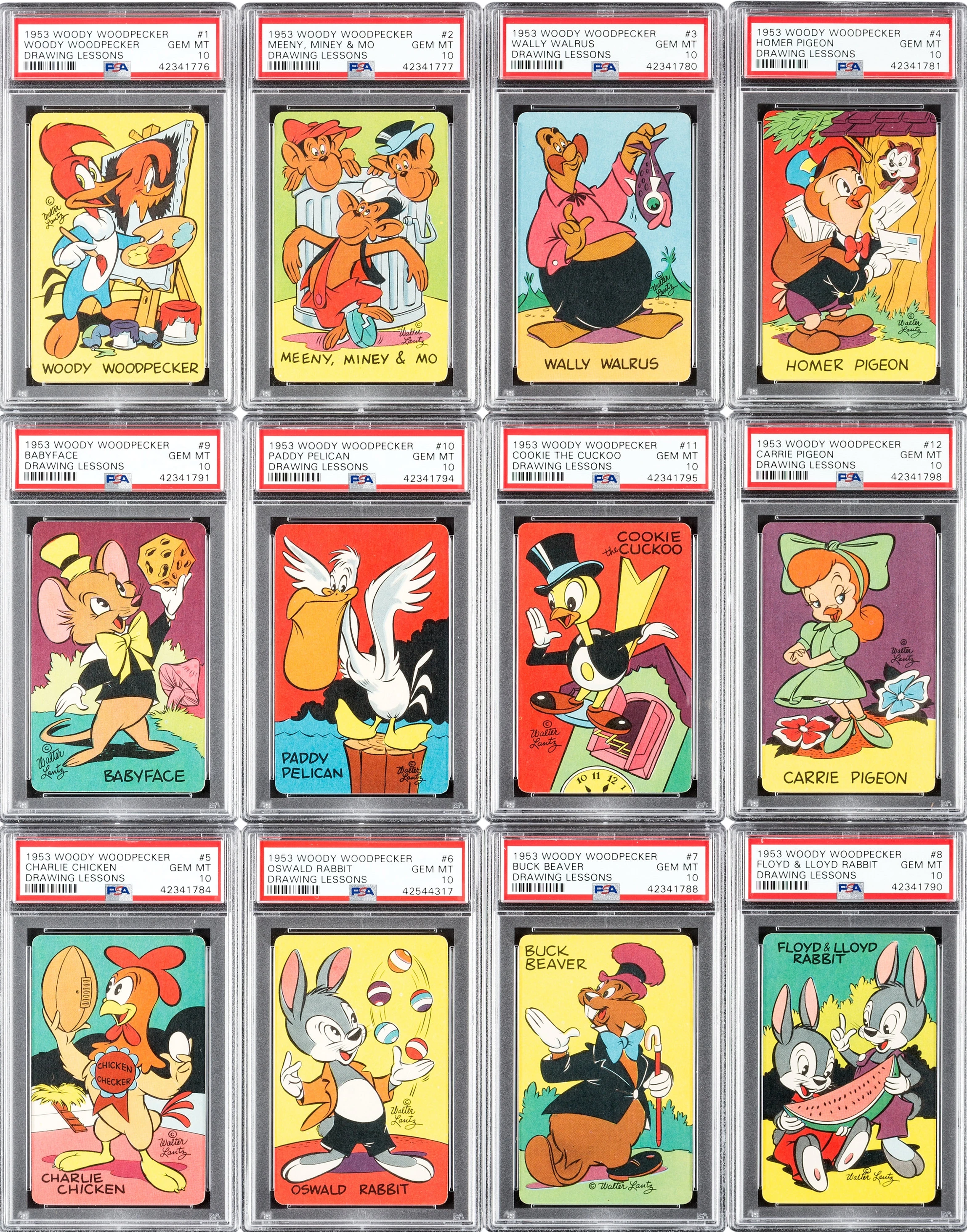 Carnation Trading Cards | Walter Lantz Wiki | Fandom