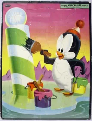 Chilly Willy - South Pole - Whitman Frame Tray Puzzle