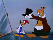 Wally Walrus and Woody in the short "The Mad Hatter"