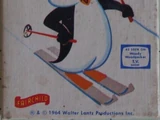 Chilly Willy - Fairchild Card Game - Skiing