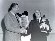 Walter Lantz with Walt Disney