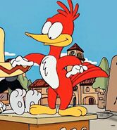 Woody Woodpecker parody called "Robby Robin" that appears in The Simpsons episode "Love, Springfieldian Style"