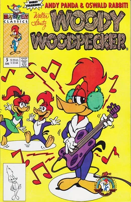 Harvey Classics - Walter Lantz Woody Woodpecker 05 - Cover