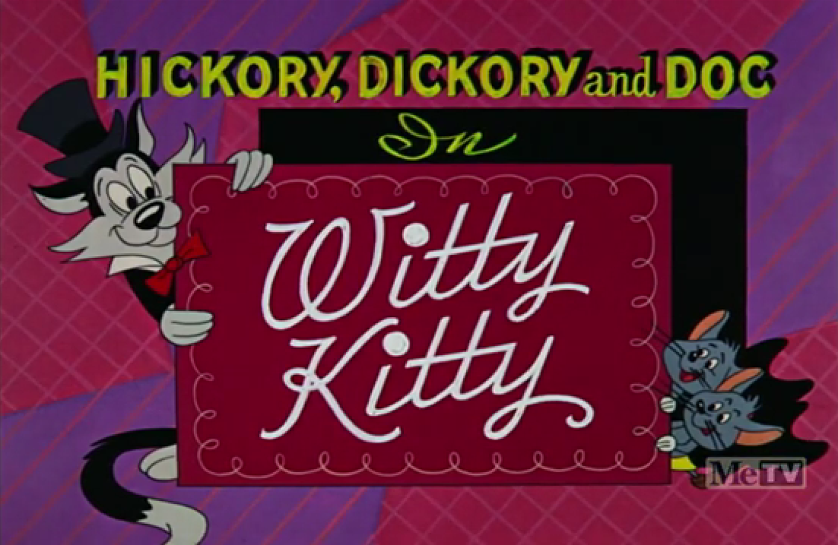 Witty kitty top cat food