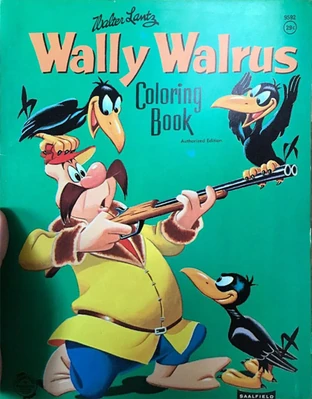 Wally Wallrus 1964 Coloring Book - 03