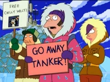 Chilly Willy cameo in FUTURAMA (2001)