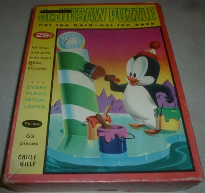Chilly Willy - South Pole - Whitman 63 Piece Puzzle - 01