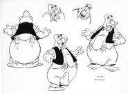 Wally Walrus model sheet