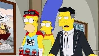 Woody Woodpecker mention in the Simpsons - Waiting for Duffman