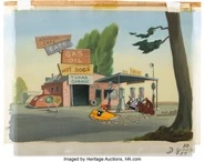 Production Cel and Background