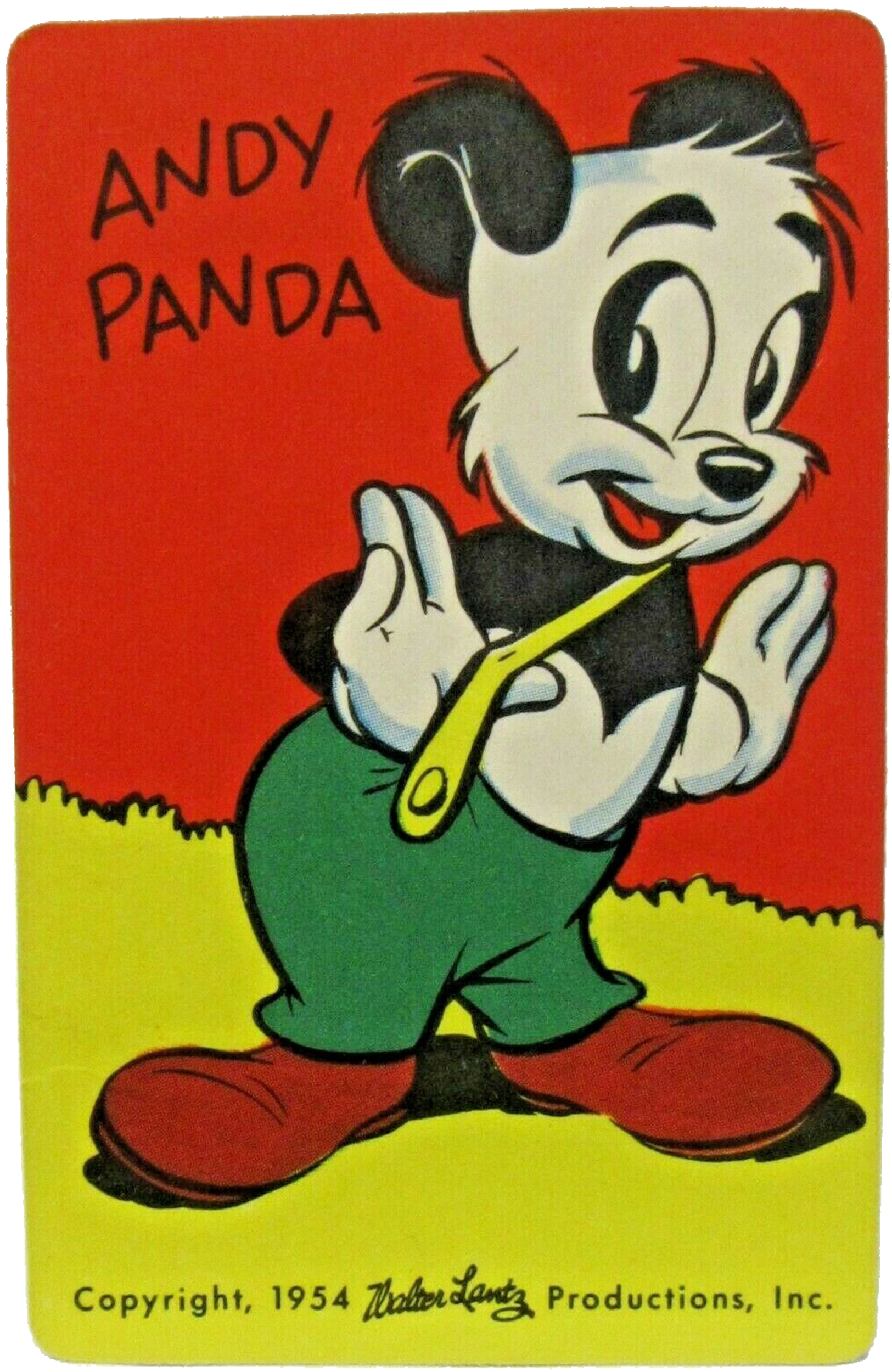 Carnation Trading Cards - 30 Andy Panda | Walter Lantz Wiki | Fandom