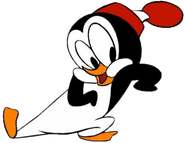 Chilly Willy artwork for The New Woody Woodpecker Show as well as for Woody Woodpecker Racing for the PS1