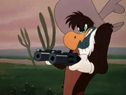 Buzz Buzzard with guns
