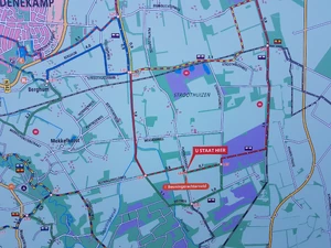 Kaart Beuningerachterveld