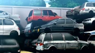 A Mitsubishi Legnum Wagon at the junkyard in Act.1