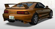 Aero kit A back, the rear bumper shares some similarities to the sw20 veilside rear bumper