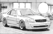 Kouichi's Benz SL in manga