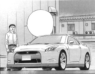 The GT-R's first appearence in the manga (Chapter 27)