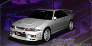 The R33 in Wangan Midnight PSP.