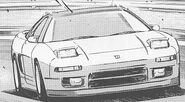 The NSX driven by Kazuhiko Yamamoto in manga
