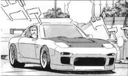 Oki's RX-7 in manga