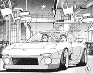 Masaki's RX-7 in manga