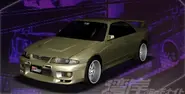 The R33 in Wangan Midnight PSP