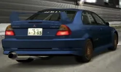 みんみん Eiji Kamiya's Mitsubishi Lancer Evolution | Wangan Midnight