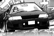 Reina's pre-tuned R32 in manga