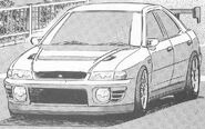 Makoto's Impreza in manga