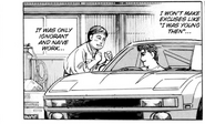 Koichi Aizawa's Celica Supra in manga